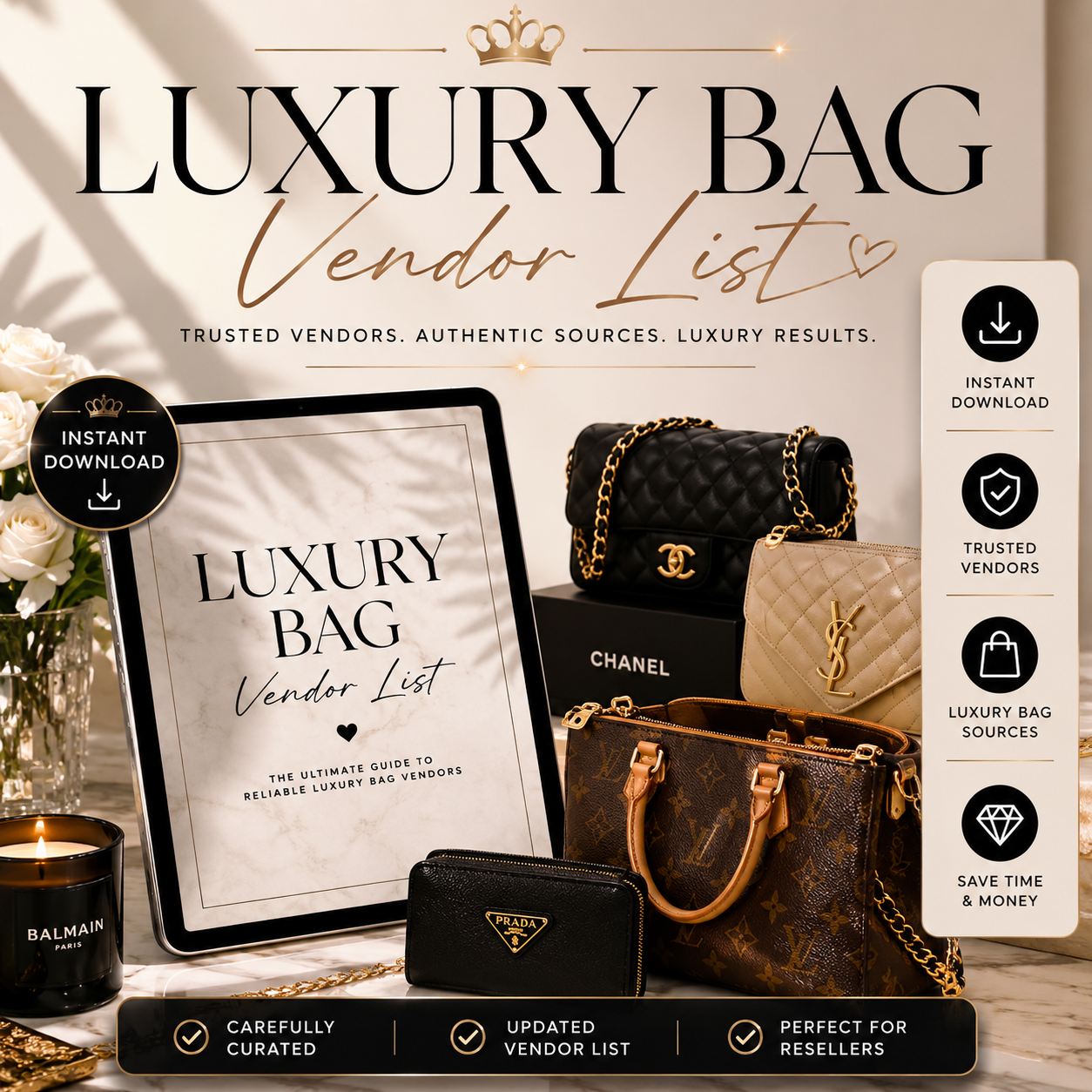 Luxury Bag vendor list